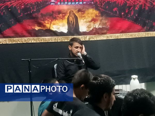 عزاداری دهه اول صفر در دبیرستان شهید بهشتی نیشابور 