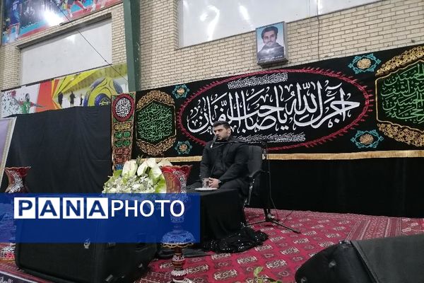فرهنگیان آموزش و پرورش ناحیه سه در سوگ امام هشتم