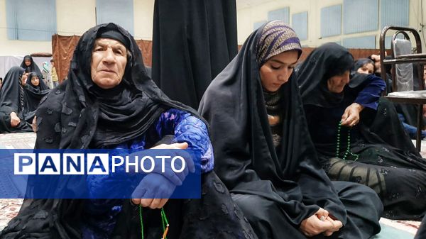  مراسم باشکوه عزاداری شب هفتم محرم در شهرستان مارگون