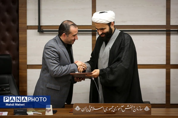 تکریم و معارفه قائم مقام سازمان دانش‌آموزی جمهوری اسلامی ایران