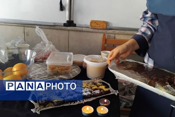 مراسم ویژه شهادت حضرت فاطمه زهرا (س) در مدرسه نرگس پردیس