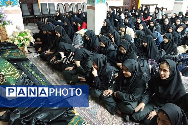 برگزاری مراسم به مناسبت ایام فاطمیه در مدارس ناحیه دو شهرری 