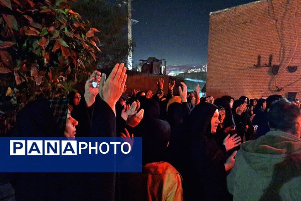 مراسم عزاداری حضرت زهرا (س) در محله ریاستی شیراز