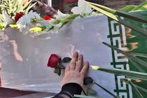 شهید گمنام در دهستان منیوحی اروندکنار آرام گرفت