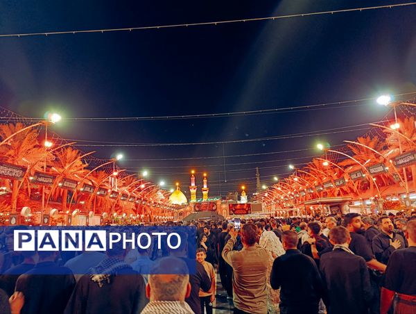 کاروان عاشقان به کربلا رسیدند؛ خیابان‌ها غرق در زمزمه «لبیک یا حسین»
