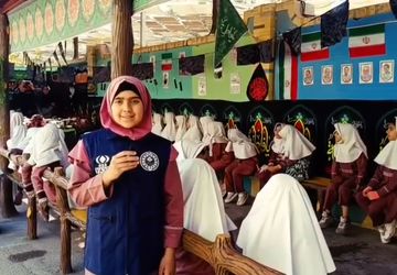 مدرسه قرآنی اکبرزاده میزبان موکب عزاداری ایام فاطمیه