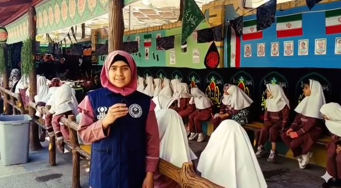 مدرسه قرآنی اکبرزاده میزبان موکب عزاداری ایام فاطمیه