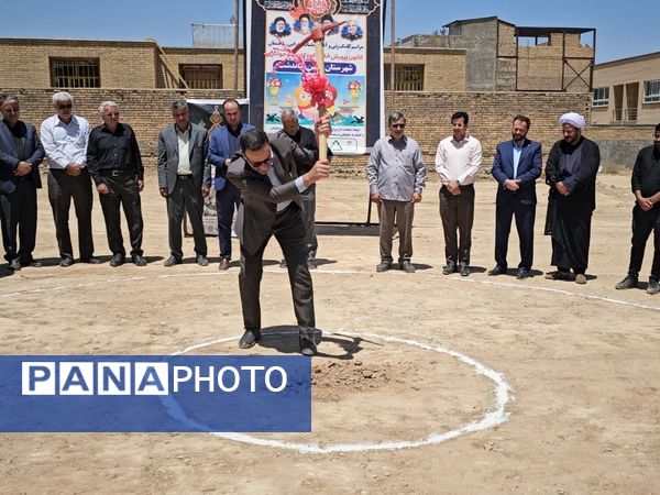 کلنگ‌زنی مرکز کانون پرورش فکری کودکان و نوجوانان در بویین میاندشت