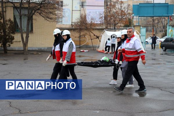 بیست و هفتمین مانور سراسری زلزله در آذربایجان شرقی