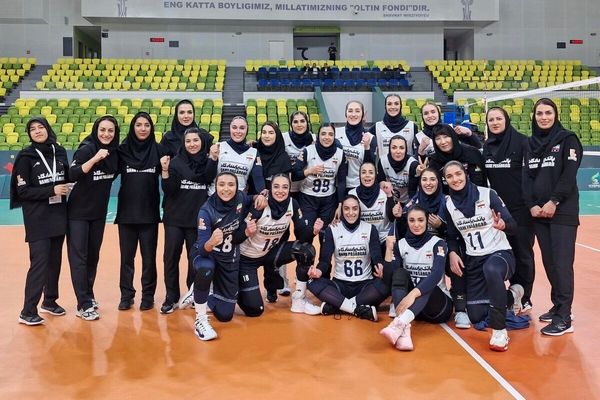 والیبال قهرمانی زنان کاوا؛دومین پیروزی ایران مقابل تاجیکستان