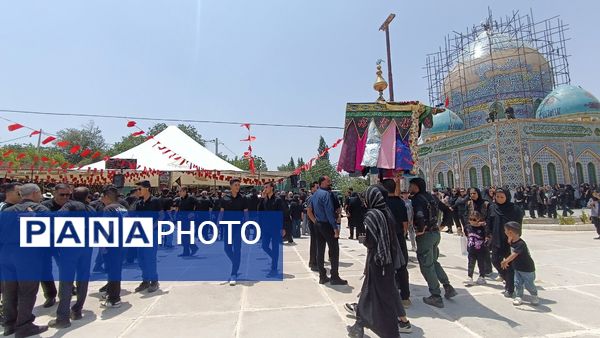 مراسم تاسوعای حسینی در آستانه سید سلطان فقیه‌الدین