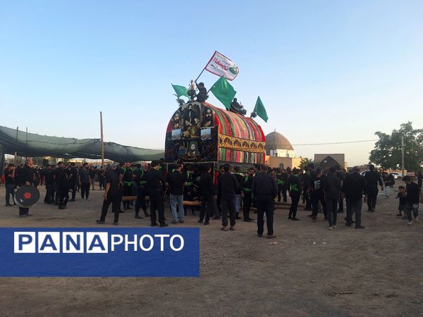 شکوه نخل‌گردانی در گناباد؛ تصویری از عشق و ارادت در محرم