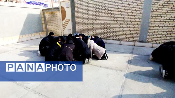 بیست و هفتمین مانور سراسری زلزله و ایمنی در مدارس شهرستان کلات