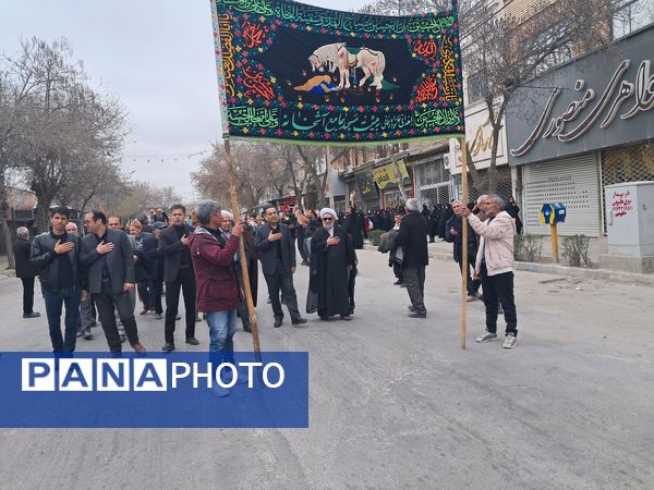 مراسم دسته روی و سینه زنی مردم آشخانه به مناسبت شهادت امام علی (ع)