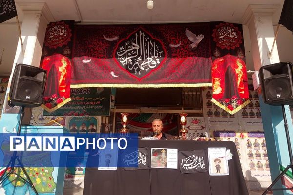 پیوند دل‌های دانش‌آموزان شهرقدس در سوگ حضرت زهرا(س)