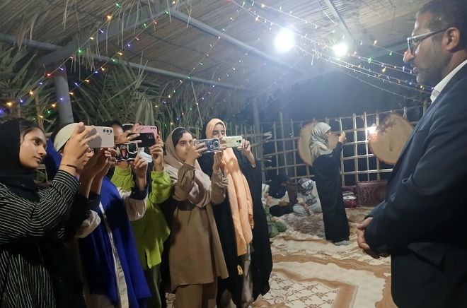 تلفیق آموزش و تفریح خبرنگاران پانا میناب 