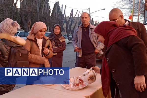 برپایی موکب به‌مناسبت جشن‌های حضور تا ظهور در آباده