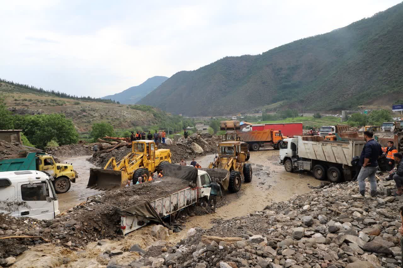 آخرین وضعیت سیل در سوادکوه؛ از تداوم امدادرسانی تا پاکسازی جاده