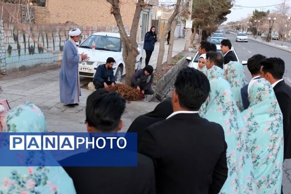 جشن ازدواج‌‌ آسان ۹ زوج بسیجی در گناباد