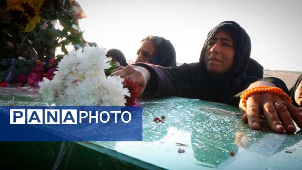 تشییع پیکر مطهر شهید گمنام در روستاهای شهرستان ریگان