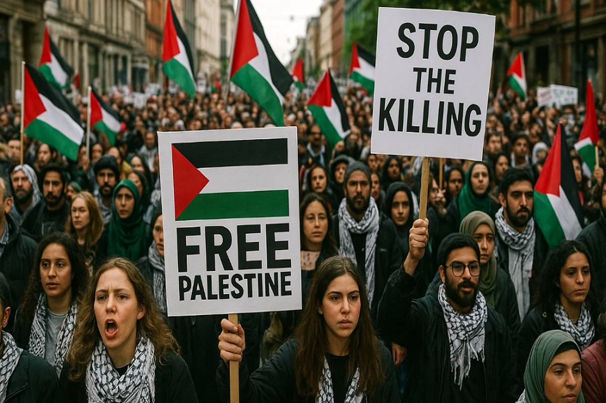 پژواک انسانیت از منچستر تا کپنهاگ در حمایت از غزه