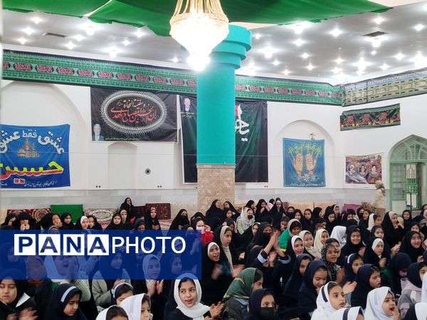 مراسم ولادت حضرت فاطمه زهرا در مهدیه صاحب زمان روستای دهنو شهرستان خلیل آباد