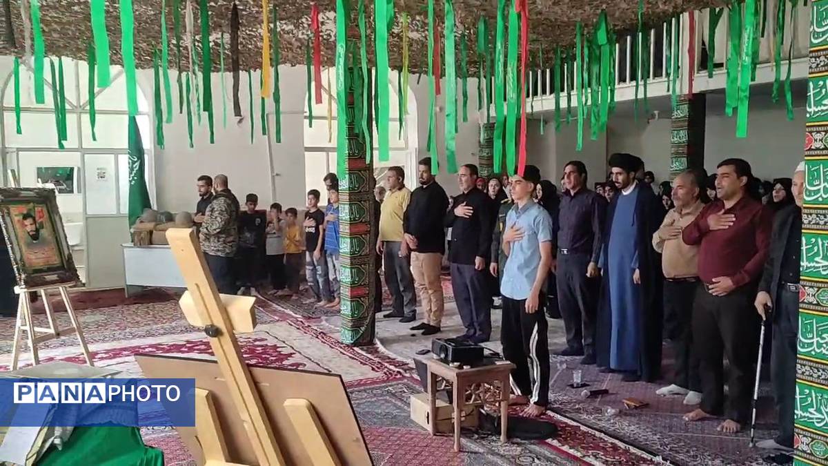 یادواره شهدای جنگ دوازده روزه در دهمحسن