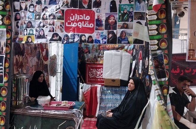 فعالیت و خدمت رسانی شبانه روزی مردم شهر ایلام در موکب های پارک جنگلی چغا سبز 