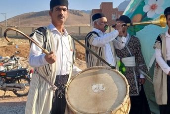 سامان در آغوش بادام و گردو؛ جشنواره‌ای به رنگ خاک و فرهنگ