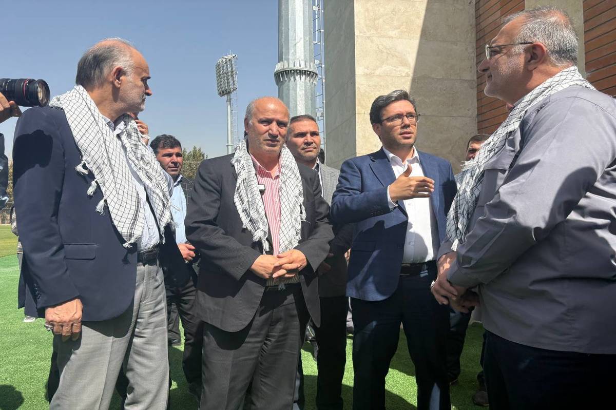 پروژههای جدید عمرانی در مرکز ملی فوتبال افتتاح شد