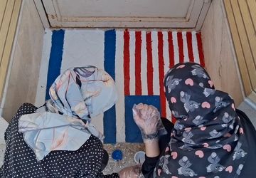 آماده‌سازی دبیرستان کوثر کهک با حضور گروه جهادی دهه نودی‌ها 
