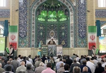 حضور پرشور فرهنگیان ملارد در نماز جمعه