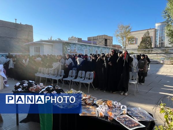  عزاداری به مناسبت دهه فاطمیه در مدرسه شهید محمدی پور خلیل آباد 