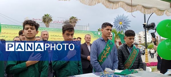 افتتاحیه چایخانه دانش‌آموزی حضرت رضا (ع) در محمودآباد 