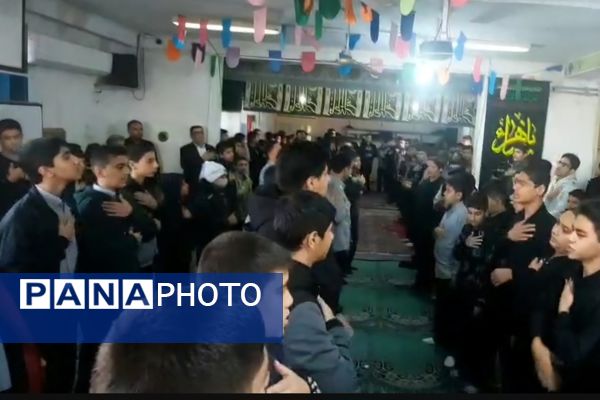مراسم عزاداری حضرت فاطمه زهرا (س)در دبیرستان هیأت امنایی رازی
