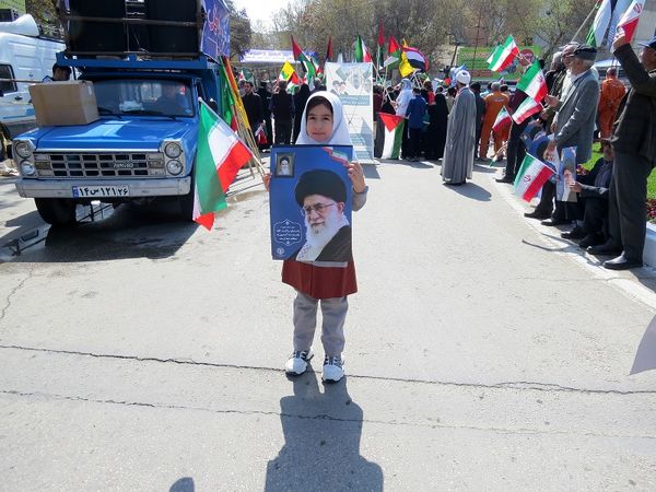 راهپیمایی روز قدس در شهرستان بجنورد 
