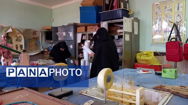 مانور بازگشایی مدارس در دبیرستان حجاب و تربیت شهرستان هلیلان 