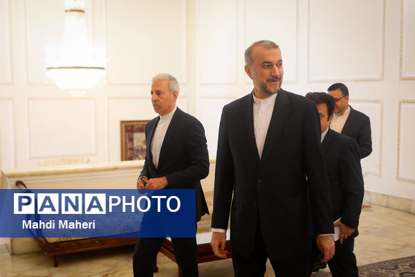 دیدار وزیر صنایع آفریقای مرکزی با وزیر امور خارجه