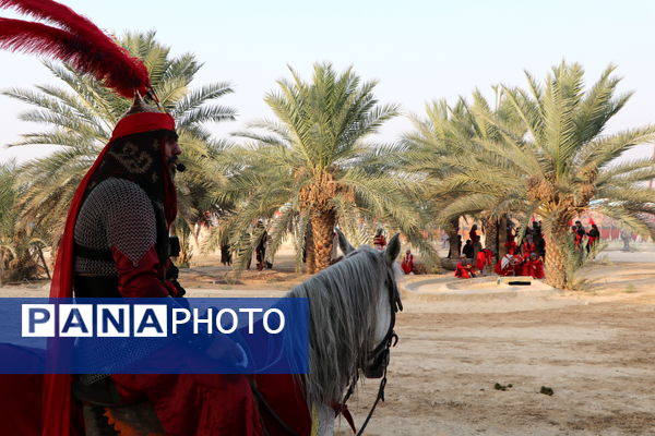 بازآفرینی نوجوان کربلا زیر آسمان لامرد