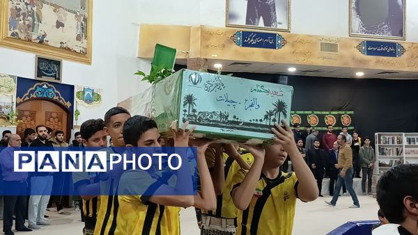 تشییع پیکر شهید گمنام در نیشابور