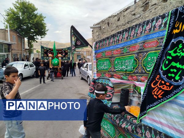 هیات عزاداری شهرستان هوراند در روز تاسوعا