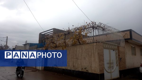 بارش  باران پاییزی در نیشابور