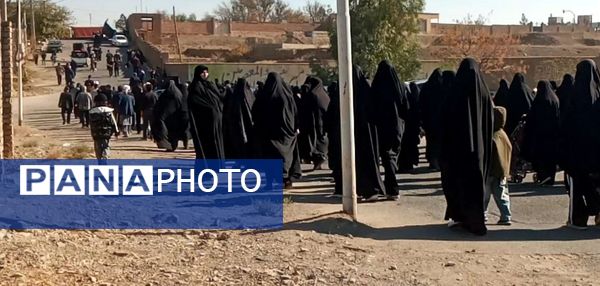 عزاداری فاطمی با حضور شهید گمنام در روستای ورجان قم