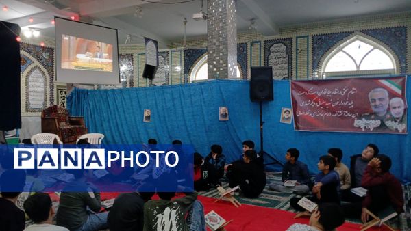  اعتکاف دانش‌آموزی در شهرستان بن