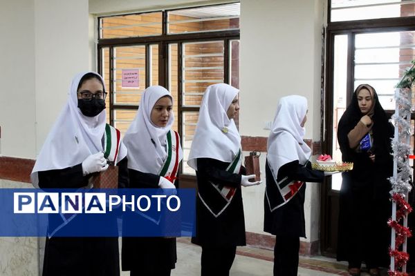 مراسم افتتاح هنرستان دخترانه ۱۸ کلاسه ربیعی در بروجرد 