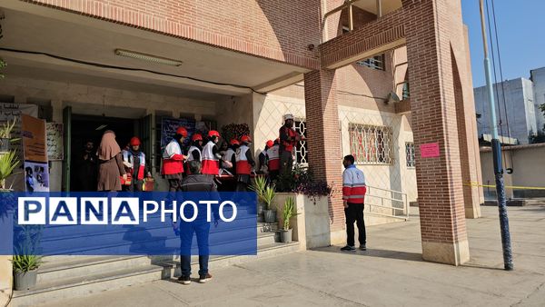 برگزاری مراسم متمرکز مانور زلزله و ایمنی مدارس در سرخنکلاته
