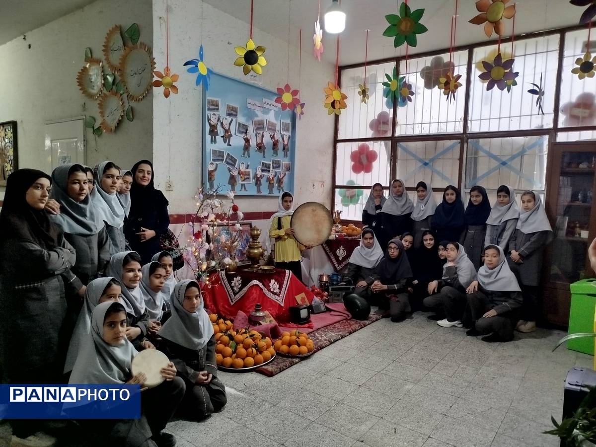 یلدای شیرین در دبستان شهید نجفی فدافن