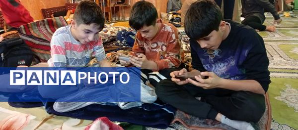 جلوه‌هایی از اعتکاف پسران آشخانه 