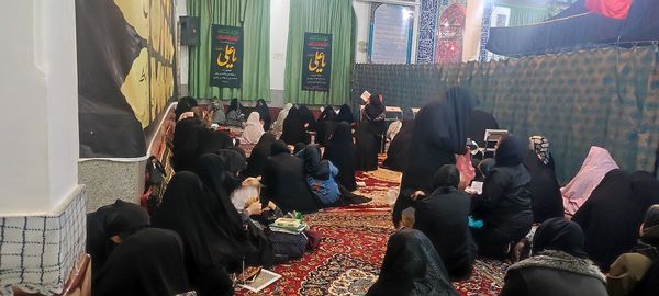 مراسم احیای شب بیست و سوم ماه مبارک رمضان در مسجد سید الشهدا شهرستان شیروان