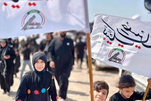 نقش پررنگ دانش‌آموزان در کاروان پیاده‌روی یکصدهزار نفری "مشایه اهواز"